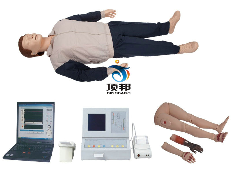 液晶彩顯高級(jí)全自動(dòng)電腦心肺復(fù)蘇模擬人(IC卡)