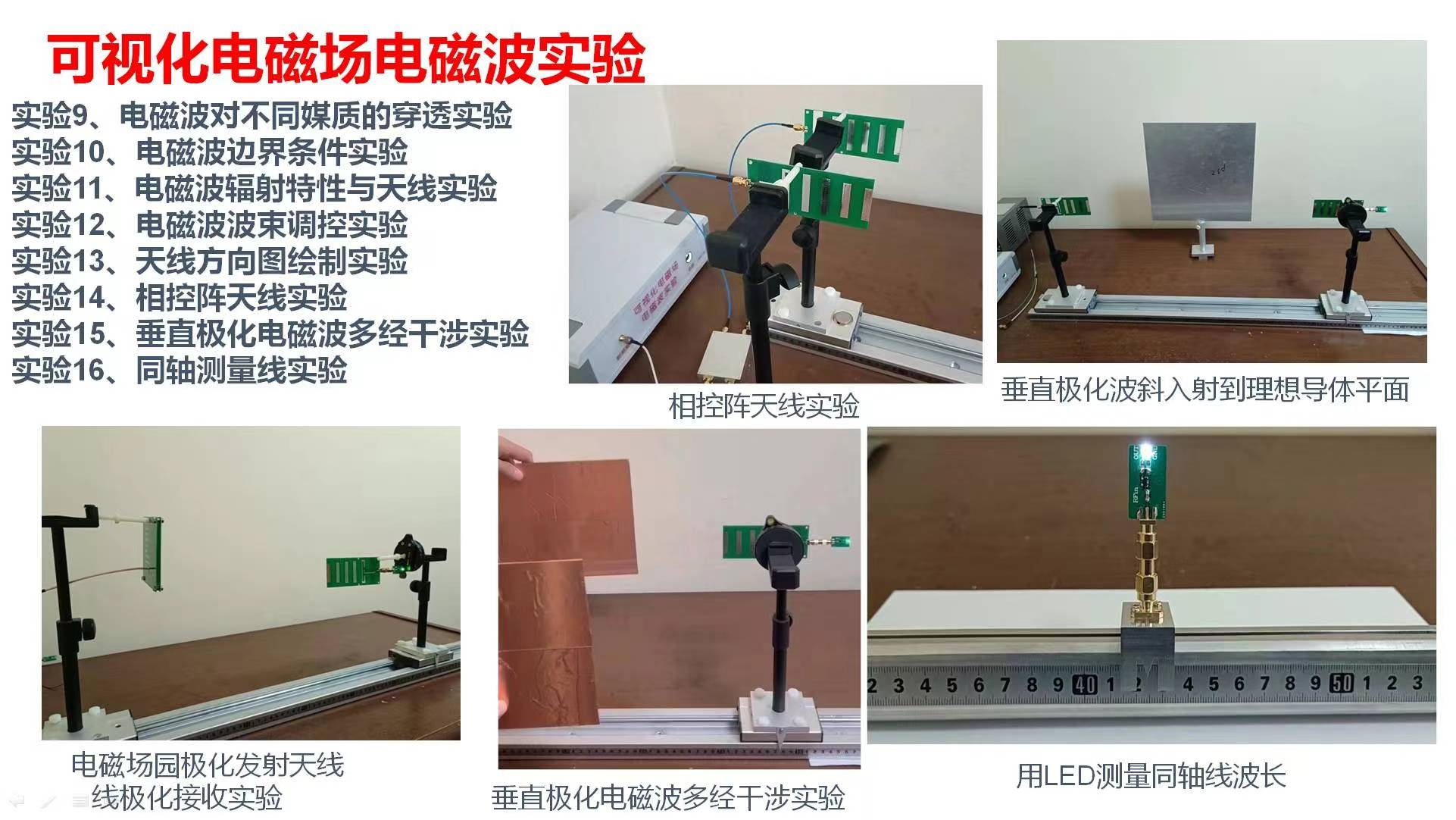 電磁場電磁波可視化教學(xué)實驗系統(tǒng)
